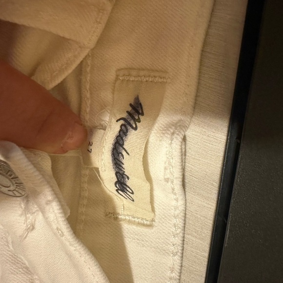 Madewell White Button-Down Denim Skirt - Picture 4 of 4